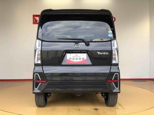 タントカスタムＲＳセレクション４ＷＤ　ターボ　シートヒーター　両側電動スライドドア　アイドリングストップ　プッシュスタート　スマートキー　衝突被害軽減システム　横滑り防止機能　オートライト　オートエアコン　ＡＢＳ（長野県）の中古車