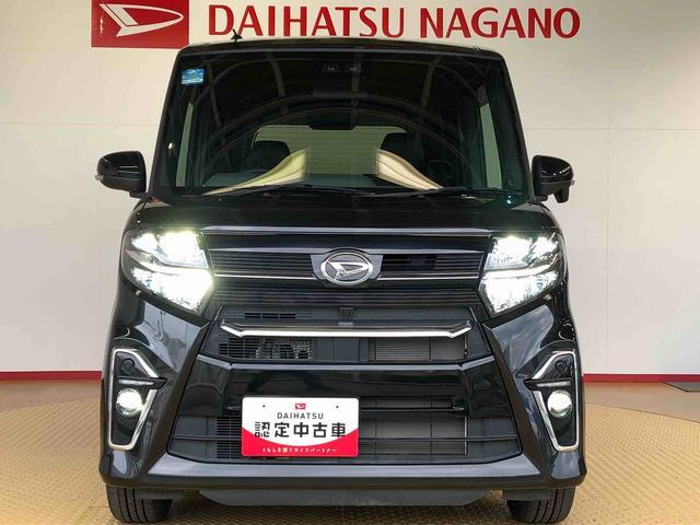 タントカスタムＲＳセレクション４ＷＤ　ターボ　シートヒーター　両側電動スライドドア　アイドリングストップ　プッシュスタート　スマートキー　衝突被害軽減システム　横滑り防止機能　オートライト　オートエアコン　ＡＢＳ（長野県）の中古車