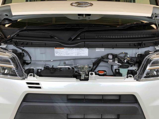 ハイゼットカーゴクルーズＳＡIIIビジネスパック４ＷＤ　フォグランプ　キーレスエントリー　マニュアルエアコン　パワステ　電動格納ドアミラー　パワードアロック　　オートライト　衝突被害軽減システム　横滑り防止機能　アイドリングストップ　ＡＢＳ（長野県）の中古車