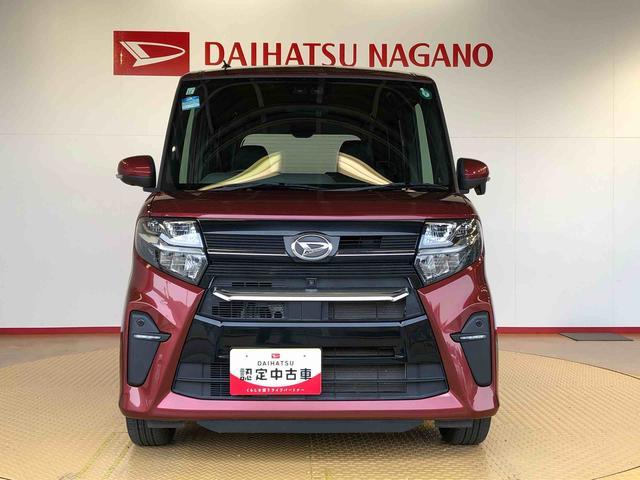 タントカスタムＲＳ４ＷＤ　ターボ　シートヒーター　両側電動スライドドア　アイドリングストップ　プッシュスタート　スマートキー　衝突被害軽減システム　横滑り防止機能　オートライト　オートエアコン　ＡＢＳ（長野県）の中古車