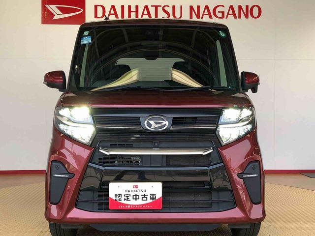 タントカスタムＲＳ４ＷＤ　ターボ　シートヒーター　両側電動スライドドア　アイドリングストップ　プッシュスタート　スマートキー　衝突被害軽減システム　横滑り防止機能　オートライト　オートエアコン　ＡＢＳ（長野県）の中古車