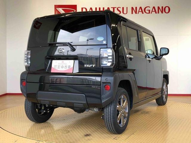 タフトＧターボ４ＷＤ　ターボ　スカイルーフ　　プッシュスタート　スマートキー　オートライト　オートエアコン　電動パーキングブレーキ　衝突被害軽減システム　横滑り防止機能　アイドリングストップ　シートヒーター　ＡＢＳ（長野県）の中古車
