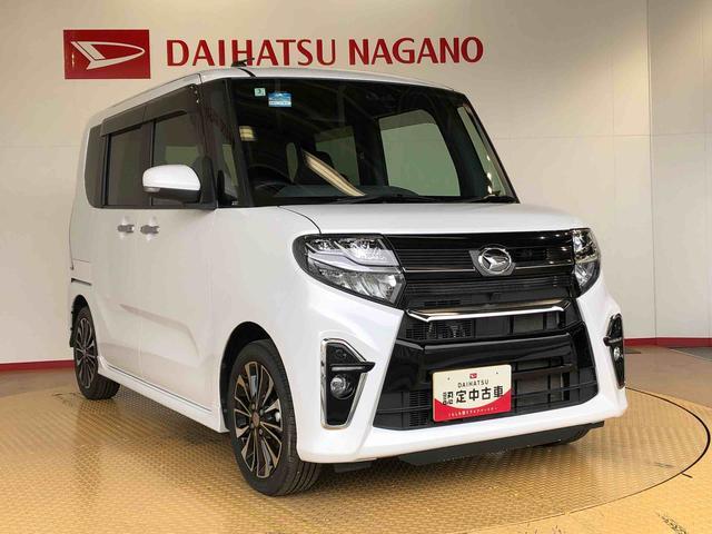 タントカスタムＲＳセレクション２ＷＤ　ターボ　シートヒーター　両側電動スライドドア　アイドリングストップ　プッシュスタート　スマートキー　衝突被害軽減システム　横滑り防止機能　オートライト　オートエアコン　ＡＢＳ（長野県）の中古車