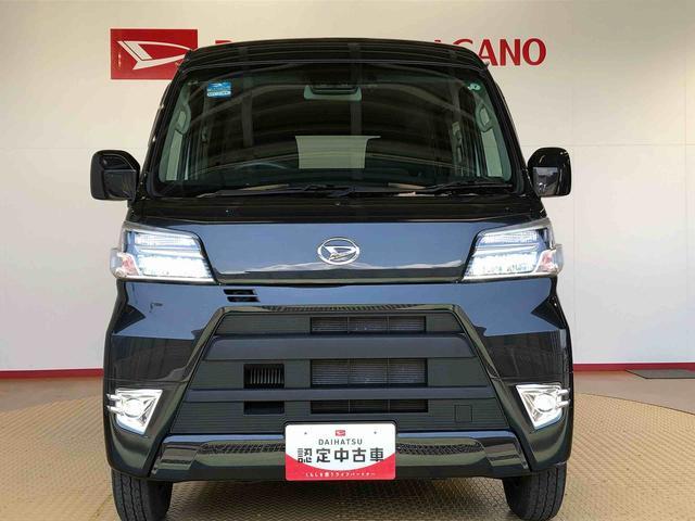 ハイゼットカーゴクルーズターボＳＡIII４ＷＤ　フォグランプ　キーレスエントリー　マニュアルエアコン　パワステ　電動格納ドアミラー　パワードアロック　　オートライト　衝突被害軽減システム　横滑り防止機能　アイドリングストップ　ＡＢＳ（長野県）の中古車