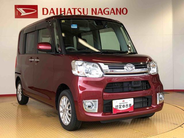 タントＸターボ　ＳＡII２ＷＤ　ターボ　片側電動スライドドア　アイドリングストップ　プッシュスタート　スマートキー　衝突被害軽減システム　横滑り防止機能　オートライト　オートエアコン　電動格納ドアミラー　ＡＢＳ（長野県）の中古車