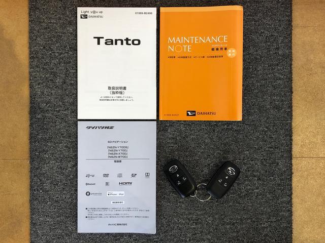 タントカスタムＸセレクション２ＷＤ　シートヒーター　両側電動スライドドア　アイドリングストップ　プッシュスタート　スマートキー　衝突被害軽減システム　横滑り防止機能　オートライト　オートエアコン　ＡＢＳ（長野県）の中古車