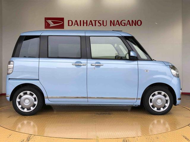 ムーヴキャンバスＸメイクアップ　ＳＡIII２ＷＤ　　オートライト　衝突被害軽減システム　横滑り防止機能　プッシュスタート　スマートキー　オートエアコン　パワーウインドウ　電動格納ドアミラー　アイドリングストップ　ＡＢＳ（長野県）の中古車