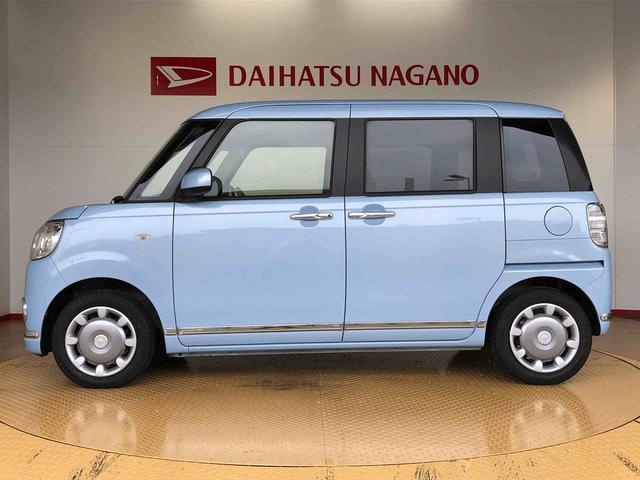 ムーヴキャンバスＸメイクアップ　ＳＡIII２ＷＤ　　オートライト　衝突被害軽減システム　横滑り防止機能　プッシュスタート　スマートキー　オートエアコン　パワーウインドウ　電動格納ドアミラー　アイドリングストップ　ＡＢＳ（長野県）の中古車