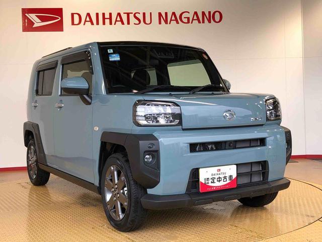 タフトＧターボ４ＷＤ　ターボ　スカイルーフ　　プッシュスタート　スマートキー　オートライト　オートエアコン　電動パーキングブレーキ　衝突被害軽減システム　横滑り防止機能　アイドリングストップ　シートヒーター　ＡＢＳ（長野県）の中古車