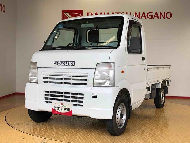 キャリイトラックＫＣ４ＷＤ　ＡＭ／ＦＭラジオ　テールゲートチェーン　手動ドアミラー（長野県）の中古車