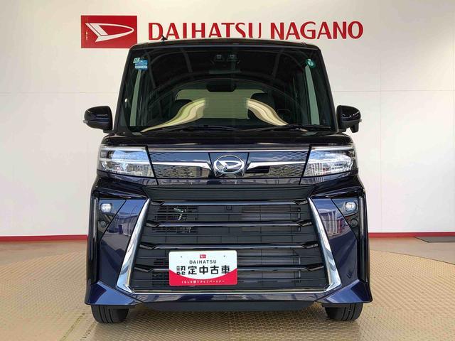 タントカスタムＲＳ４ＷＤ　ターボ　シートヒーター　両側電動スライドドア　アイドリングストップ　プッシュスタート　スマートキー　衝突被害軽減システム　横滑り防止機能　オートライト　オートエアコン　ＡＢＳ（長野県）の中古車