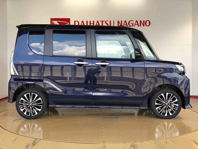 タントカスタムＲＳ４ＷＤ　ターボ　シートヒーター　両側電動スライドドア　アイドリングストップ　プッシュスタート　スマートキー　衝突被害軽減システム　横滑り防止機能　オートライト　オートエアコン　ＡＢＳ（長野県）の中古車