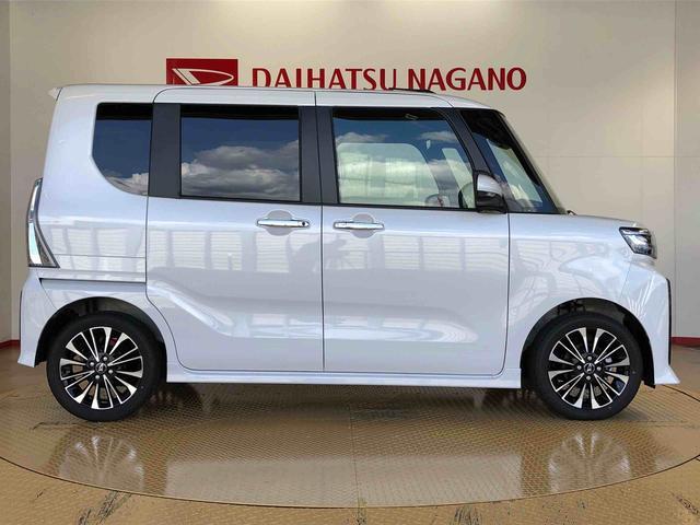 タントカスタムＲＳ２ＷＤ　ターボ　シートヒーター　両側電動スライドドア　アイドリングストップ　プッシュスタート　スマートキー　衝突被害軽減システム　横滑り防止機能　オートライト　オートエアコン　ＡＢＳ（長野県）の中古車