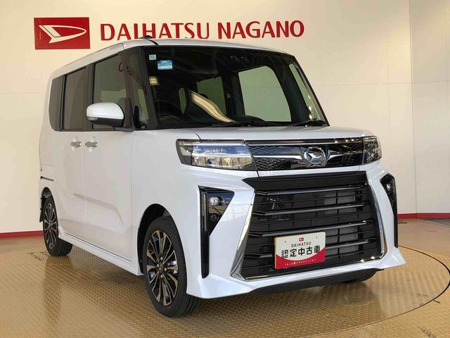 タントカスタムＲＳ２ＷＤ　ターボ　シートヒーター　両側電動スライドドア　アイドリングストップ　プッシュスタート　スマートキー　衝突被害軽減システム　横滑り防止機能　オートライト　オートエアコン　ＡＢＳ（長野県）の中古車