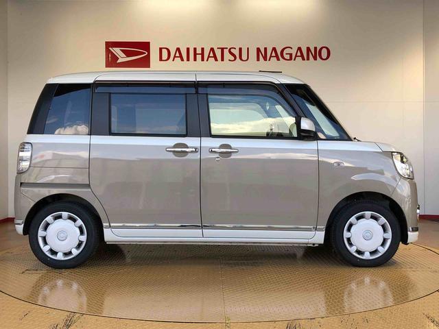 ムーヴキャンバスＧメイクアップリミテッド　ＳＡIII２ＷＤ　両側電動スライドドア　オートライト　衝突被害軽減システム　横滑り防止機能　プッシュスタート　スマートキー　オートエアコン　パワーウインドウ　電動格納ドアミラー　アイドリングストップ　ＡＢＳ（長野県）の中古車