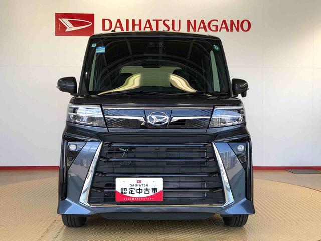 タントカスタムＲＳ４ＷＤ　ターボ　シートヒーター　両側電動スライドドア　アイドリングストップ　プッシュスタート　スマートキー　衝突被害軽減システム　横滑り防止機能　オートライト　オートエアコン　ＡＢＳ（長野県）の中古車