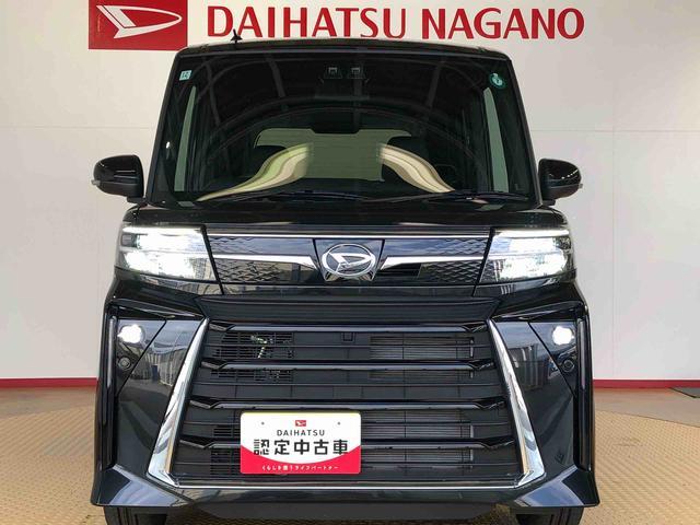 タントカスタムＲＳ２ＷＤ　ターボ　シートヒーター　両側電動スライドドア　アイドリングストップ　プッシュスタート　スマートキー　衝突被害軽減システム　横滑り防止機能　オートライト　オートエアコン　ＡＢＳ（長野県）の中古車
