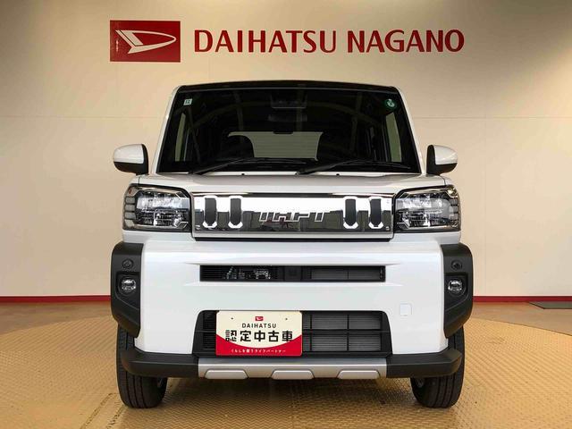 タフトＧターボ　クロムベンチャー４ＷＤ　ターボ　スカイルーフ　　プッシュスタート　スマートキー　オートライト　オートエアコン　電動パーキングブレーキ　衝突被害軽減システム　横滑り防止機能　アイドリングストップ　シートヒーター　ＡＢＳ（長野県）の中古車
