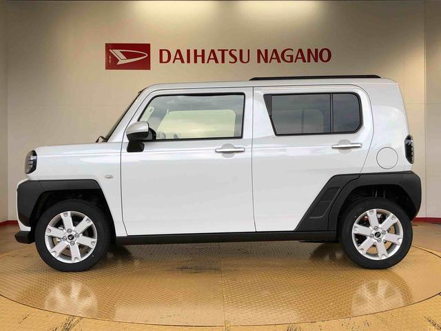 タフトＧターボ　クロムベンチャー４ＷＤ　ターボ　スカイルーフ　　プッシュスタート　スマートキー　オートライト　オートエアコン　電動パーキングブレーキ　衝突被害軽減システム　横滑り防止機能　アイドリングストップ　シートヒーター　ＡＢＳ（長野県）の中古車