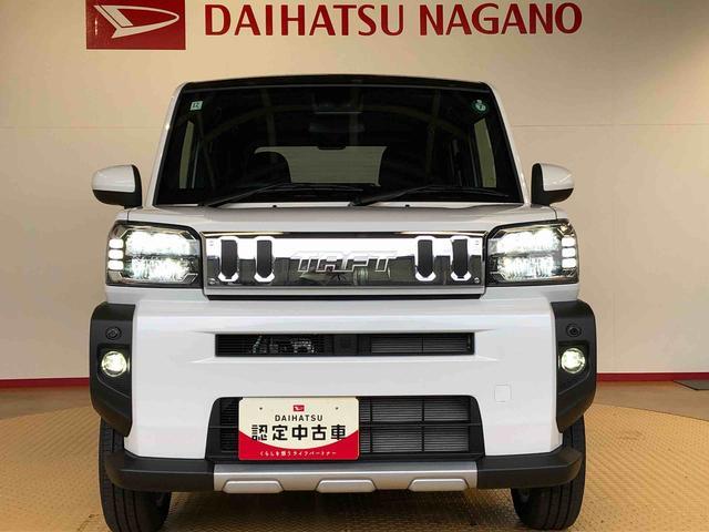 タフトＧターボ　クロムベンチャー４ＷＤ　ターボ　スカイルーフ　　プッシュスタート　スマートキー　オートライト　オートエアコン　電動パーキングブレーキ　衝突被害軽減システム　横滑り防止機能　アイドリングストップ　シートヒーター　ＡＢＳ（長野県）の中古車