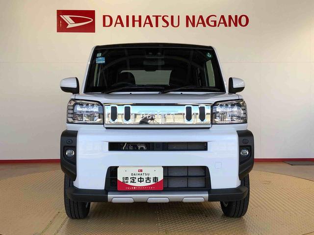 タフトＧターボ　クロムベンチャー４ＷＤ　ターボ　スカイルーフ　　プッシュスタート　スマートキー　オートライト　オートエアコン　電動パーキングブレーキ　衝突被害軽減システム　横滑り防止機能　アイドリングストップ　シートヒーター　ＡＢＳ（長野県）の中古車
