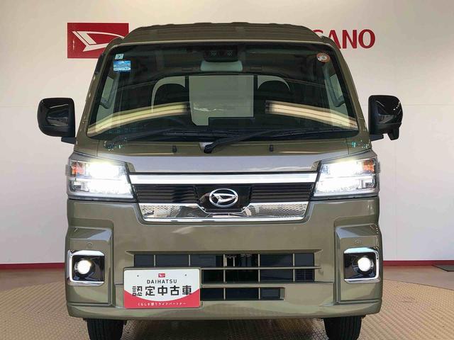 ハイゼットトラックジャンボエクストラ４ＷＤ　プッシュスタートエンジン　キーフリーシステム　電動格納ドアミラー　エアコン　パワステ　ＬＥＤヘッドランプ　衝突被害軽減システム　横滑り防止機能　アイドリングストップ　ＡＢＳ（長野県）の中古車