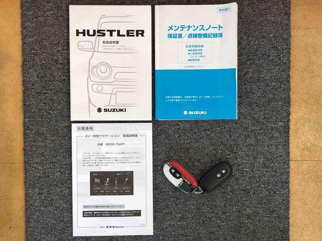 ハスラーＪスタイル２ＷＤ　衝突被害軽減システム　横滑り防止機能　アイドリングストップ　オートライト　プッシュスタート　スマートキー　オートエアコン　パワステ　パワーウインドウ　電動格納ドアミラー　ＡＢＳ（長野県）の中古車