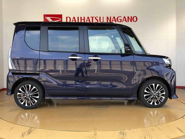 タントカスタムＲＳ２ＷＤ　ターボ　シートヒーター　両側電動スライドドア　アイドリングストップ　プッシュスタート　スマートキー　衝突被害軽減システム　横滑り防止機能　オートライト　オートエアコン　ＡＢＳ（長野県）の中古車