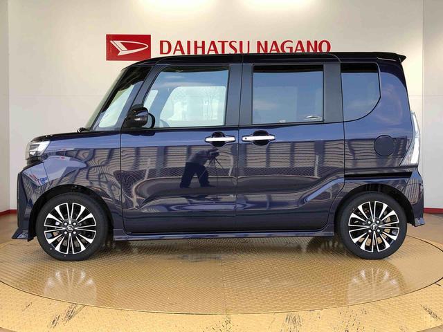 タントカスタムＲＳ２ＷＤ　ターボ　シートヒーター　両側電動スライドドア　アイドリングストップ　プッシュスタート　スマートキー　衝突被害軽減システム　横滑り防止機能　オートライト　オートエアコン　ＡＢＳ（長野県）の中古車