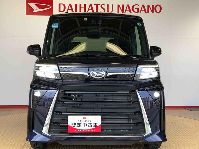 タントカスタムＲＳ２ＷＤ　ターボ　シートヒーター　両側電動スライドドア　アイドリングストップ　プッシュスタート　スマートキー　衝突被害軽減システム　横滑り防止機能　オートライト　オートエアコン　ＡＢＳ（長野県）の中古車
