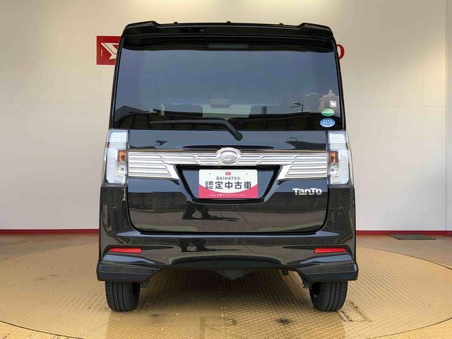 タントカスタムＲＳ　トップエディションＳＡIII４ＷＤ　ターボ　両側電動スライドドア　アイドリングストップ　プッシュスタート　スマートキー　衝突被害軽減システム　横滑り防止機能　オートライト　オートエアコン　電動格納ドアミラー　ＡＢＳ（長野県）の中古車