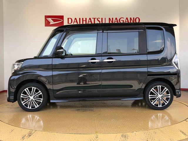 タントカスタムＲＳ　トップエディションＳＡIII４ＷＤ　ターボ　両側電動スライドドア　アイドリングストップ　プッシュスタート　スマートキー　衝突被害軽減システム　横滑り防止機能　オートライト　オートエアコン　電動格納ドアミラー　ＡＢＳ（長野県）の中古車