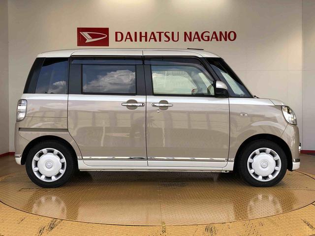 ムーヴキャンバスＧブラックアクセントリミテッド　ＳＡIII４ＷＤ　両側電動スライドドア　オートライト　衝突被害軽減システム　横滑り防止機能　プッシュスタート　スマートキー　オートエアコン　パワーウインドウ　電動格納ドアミラー　アイドリングストップ　ＡＢＳ（長野県）の中古車