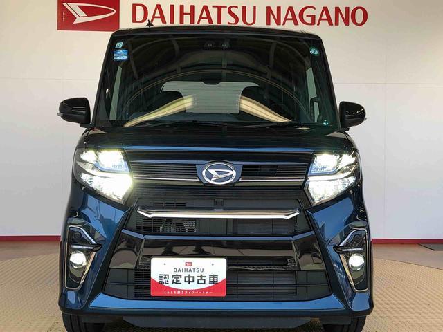 タントカスタムＲＳ２ＷＤ　ターボ　シートヒーター　両側電動スライドドア　アイドリングストップ　プッシュスタート　スマートキー　衝突被害軽減システム　横滑り防止機能　オートライト　オートエアコン　ＡＢＳ（長野県）の中古車