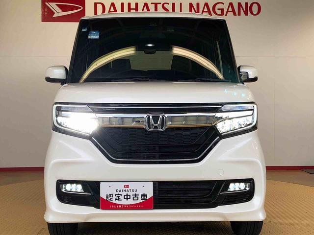 Ｎ−ＢＯＸカスタムＧ・Ｌターボホンダセンシング４ＷＤ　ターボ　両側電動スライドドア　プッシュスタート　スマートキー　衝突被害軽減システム　横滑り防止機能　オートライト　オートエアコン　ＡＢＳ（長野県）の中古車