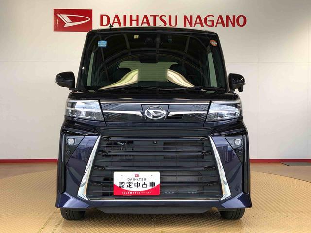 タントカスタムＲＳ４ＷＤ　ターボ　シートヒーター　両側電動スライドドア　アイドリングストップ　プッシュスタート　スマートキー　衝突被害軽減システム　横滑り防止機能　オートライト　オートエアコン　ＡＢＳ（長野県）の中古車