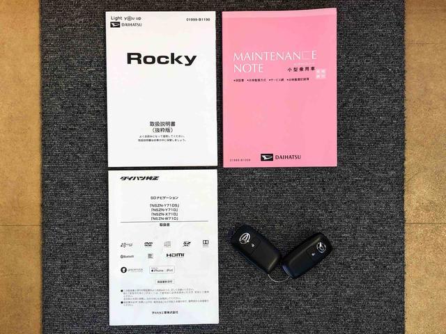 ロッキーＸ４ＷＤ　ターボ　衝突被害軽減システム　横滑り防止機能　シートヒーター　オートライト　オートエアコン　プッシュスタート　スマートキー　アイドリングストップ　電動格納ドアミラー　ＡＢＳ（長野県）の中古車