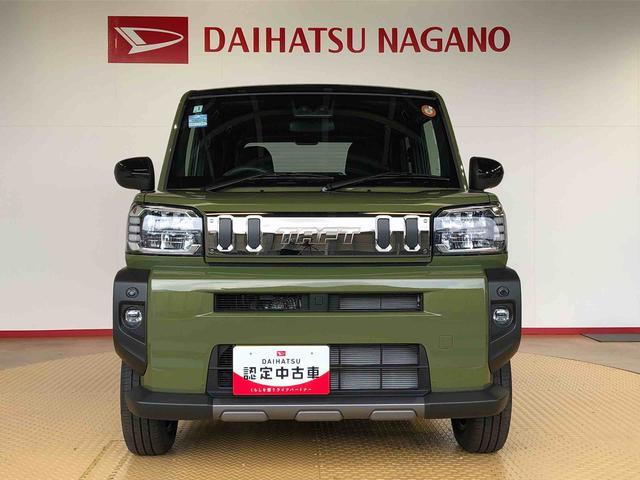 タフトＧ　ダーククロムベンチャー４ＷＤ　スカイルーフ　　プッシュスタート　スマートキー　オートライト　オートエアコン　電動パーキングブレーキ　衝突被害軽減システム　横滑り防止機能　アイドリングストップ　ＡＢＳ（長野県）の中古車