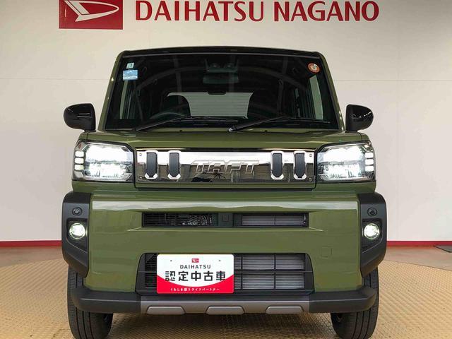 タフトＧ　ダーククロムベンチャー４ＷＤ　スカイルーフ　　プッシュスタート　スマートキー　オートライト　オートエアコン　電動パーキングブレーキ　衝突被害軽減システム　横滑り防止機能　アイドリングストップ　ＡＢＳ（長野県）の中古車