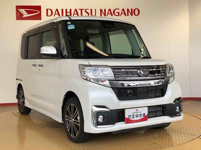 タントカスタムＲＳ　ＳＡIII２ＷＤ　ターボ　両側電動スライドドア　アイドリングストップ　プッシュスタート　スマートキー　衝突被害軽減システム　横滑り防止機能　オートライト　オートエアコン　電動格納ドアミラー　ＡＢＳ（長野県）の中古車