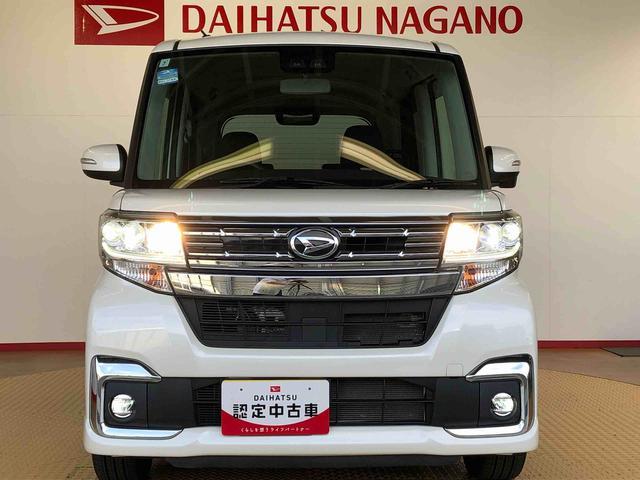 タントカスタムＲＳ　ＳＡIII２ＷＤ　ターボ　両側電動スライドドア　アイドリングストップ　プッシュスタート　スマートキー　衝突被害軽減システム　横滑り防止機能　オートライト　オートエアコン　電動格納ドアミラー　ＡＢＳ（長野県）の中古車