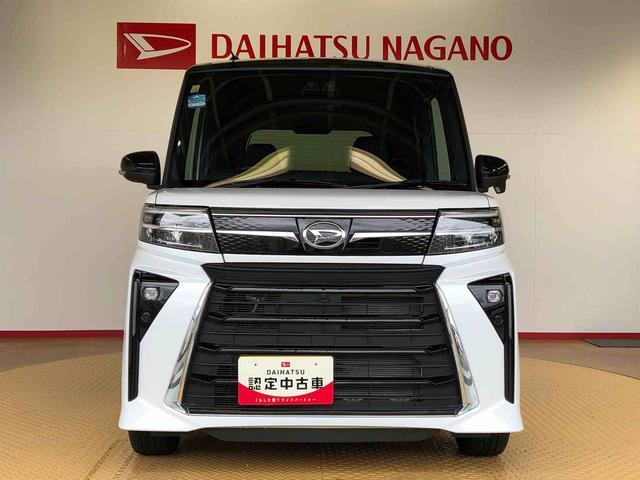 タントカスタムＲＳ４ＷＤ　ターボ　シートヒーター　両側電動スライドドア　アイドリングストップ　プッシュスタート　スマートキー　衝突被害軽減システム　横滑り防止機能　オートライト　オートエアコン　ＡＢＳ（長野県）の中古車