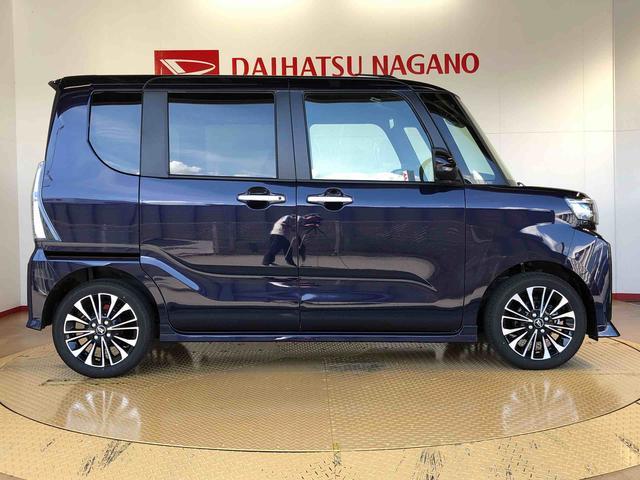 タントカスタムＲＳ２ＷＤ　ターボ　シートヒーター　両側電動スライドドア　アイドリングストップ　プッシュスタート　スマートキー　衝突被害軽減システム　横滑り防止機能　オートライト　オートエアコン　ＡＢＳ（長野県）の中古車