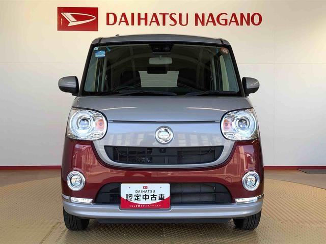 ムーヴキャンバスＧブラックインテリアＶＳ　ＳＡIII４ＷＤ　両側電動スライドドア　オートライト　衝突被害軽減システム　横滑り防止機能　プッシュスタート　スマートキー　オートエアコン　パワーウインドウ　電動格納ドアミラー　アイドリングストップ　ＡＢＳ（長野県）の中古車