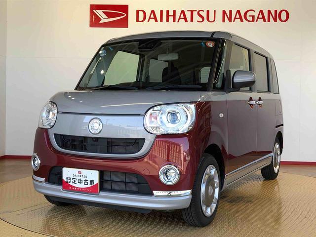 ムーヴキャンバスＧブラックインテリアＶＳ　ＳＡIII４ＷＤ　両側電動スライドドア　オートライト　衝突被害軽減システム　横滑り防止機能　プッシュスタート　スマートキー　オートエアコン　パワーウインドウ　電動格納ドアミラー　アイドリングストップ　ＡＢＳ（長野県）の中古車