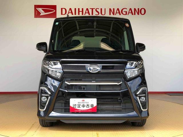タントカスタムＲＳ２ＷＤ　ターボ　シートヒーター　両側電動スライドドア　アイドリングストップ　プッシュスタート　スマートキー　衝突被害軽減システム　横滑り防止機能　オートライト　オートエアコン　ＡＢＳ（長野県）の中古車
