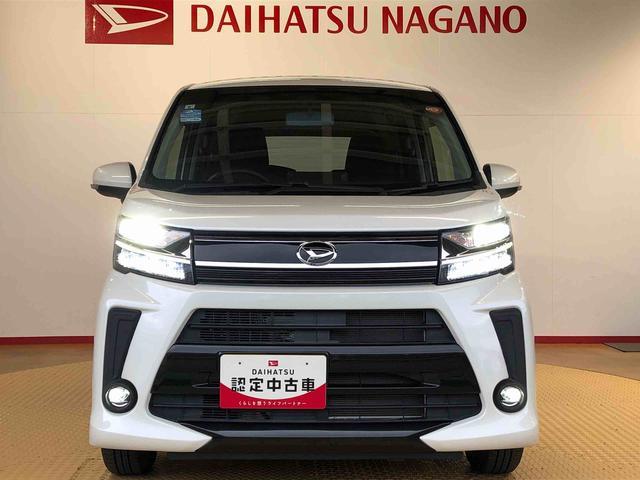 ムーヴカスタム　Ｘ４ＷＤ　横滑り防止機能　アイドリングストップ　オートライト　プッシュスタート　スマートキー　オートエアコン　パワステ　パワーウインドウ　電動格納ドアミラー　ＡＢＳ（長野県）の中古車