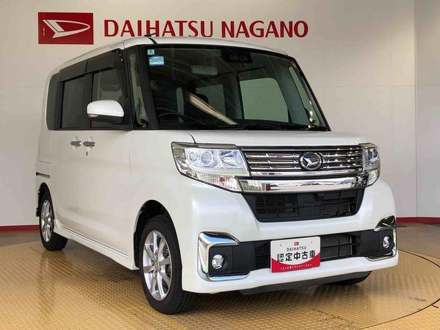 タントカスタムＸ　ＳＡIII２ＷＤ　片側電動スライドドア　アイドリングストップ　プッシュスタート　スマートキー　衝突被害軽減システム　横滑り防止機能　オートライト　オートエアコン　電動格納ドアミラー　ＡＢＳ（長野県）の中古車