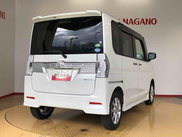 タントカスタムＸ　ＳＡIII２ＷＤ　片側電動スライドドア　アイドリングストップ　プッシュスタート　スマートキー　衝突被害軽減システム　横滑り防止機能　オートライト　オートエアコン　電動格納ドアミラー　ＡＢＳ（長野県）の中古車