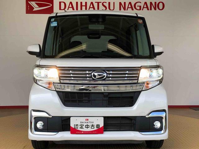 タントカスタムＸ　ＳＡIII２ＷＤ　片側電動スライドドア　アイドリングストップ　プッシュスタート　スマートキー　衝突被害軽減システム　横滑り防止機能　オートライト　オートエアコン　電動格納ドアミラー　ＡＢＳ（長野県）の中古車